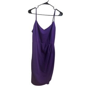 Chic Purple Mini Dress